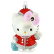 Hello Kitty 5-Inch Red Glass Ornament